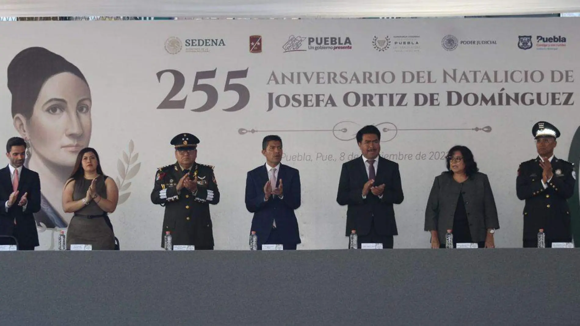 En Puebla conmemoran natalicio de Josefa Ortiz 